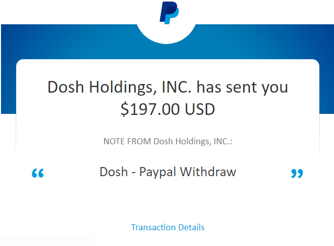 Dosh earnings