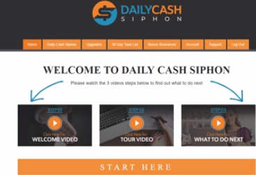 Daily Cash Siphon member's area