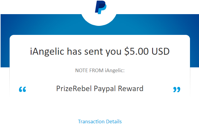 Prizerebel paypal reward