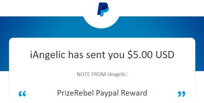 prize rebel paypal cash